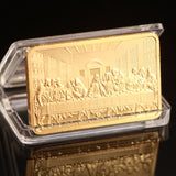 The Last Supper Jesus Art Collection Gold Plated Bars