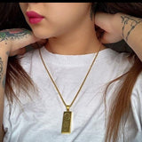 MGOLD WE TRUST Pendant Necklace