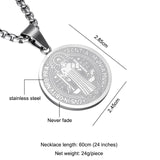 Catholic Saint Benedict Medallion Pendant Necklace - Oshlily