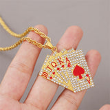 Playing Cards Pendants Necklaces