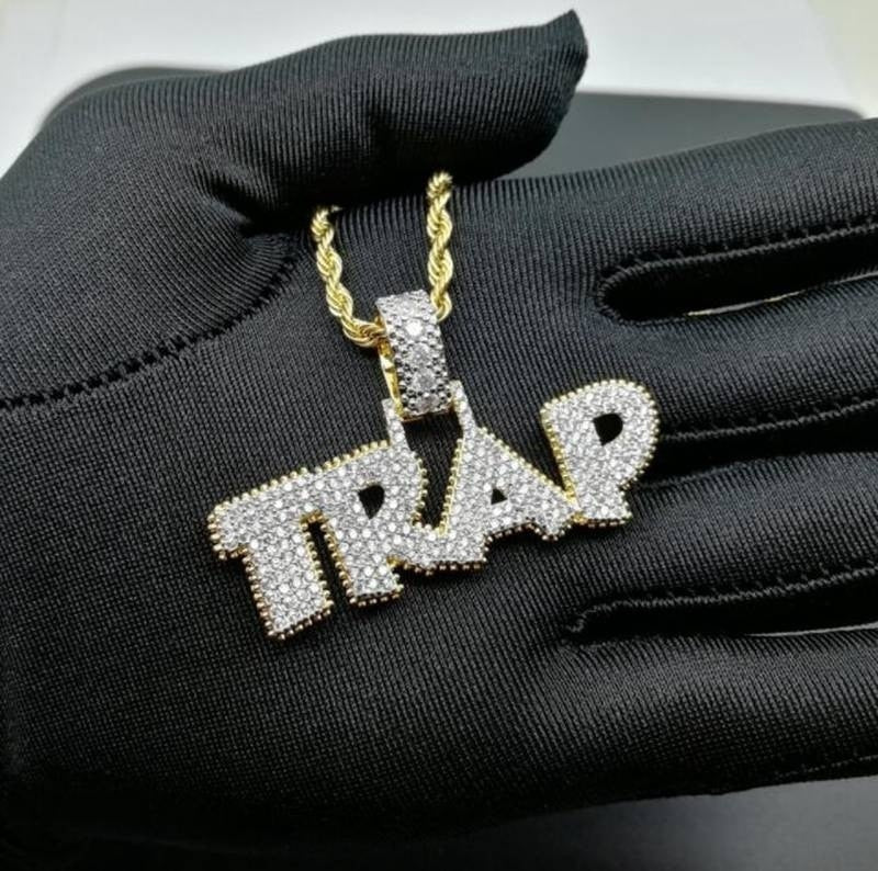 Trap Ice Out Chain Pendant Necklace