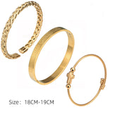 Hip Hop Stainless Steel Bracelet