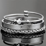 Hip Hop Stainless Steel Bracelet