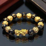 Obsidian Stone Beads Luck Bracelet