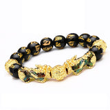 Obsidian Stone Beads Luck Bracelet