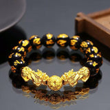 Obsidian Stone Beads Luck Bracelet