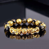 Obsidian Stone Beads Luck Bracelet