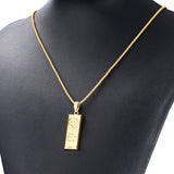 MGOLD WE TRUST Pendant Necklace