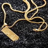 MGOLD WE TRUST Pendant Necklace