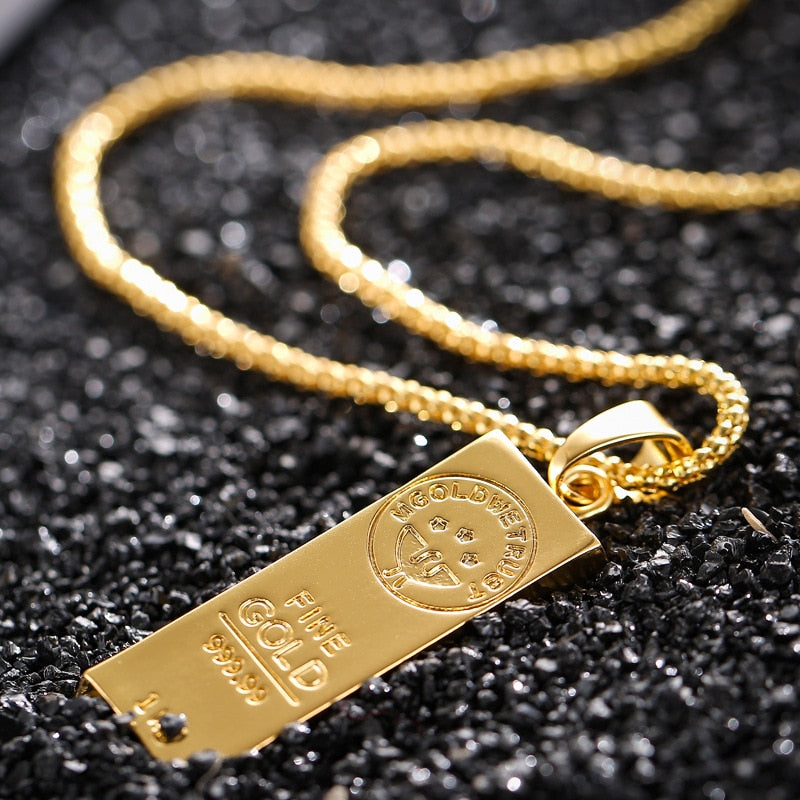 MGOLD WE TRUST Pendant Necklace