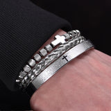 Hip Hop Stainless Steel Bracelet