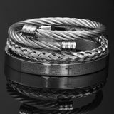 Hip Hop Stainless Steel Bracelet