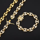 HIP HOP Iced Out CZ Cuban Link Chain